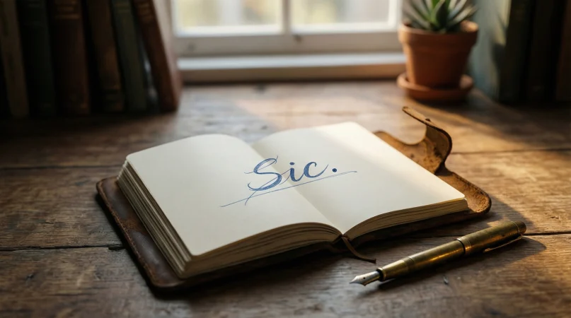 What Does Sic Mean in a Quote?