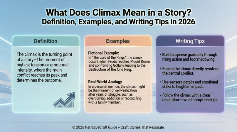 Climax Mean in a Story