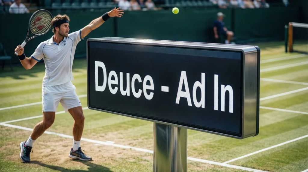 What Does Ad Mean in Tennis? Definition, Rules, Examples, and Scoring For 2026