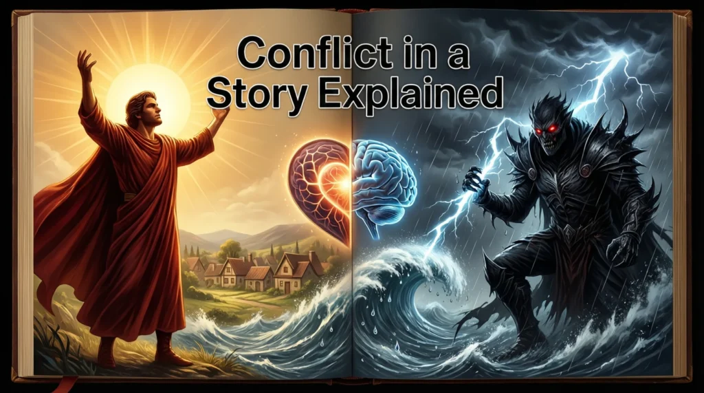 What Does Conflict Mean in a Story? Definition, Examples, and Types 2026