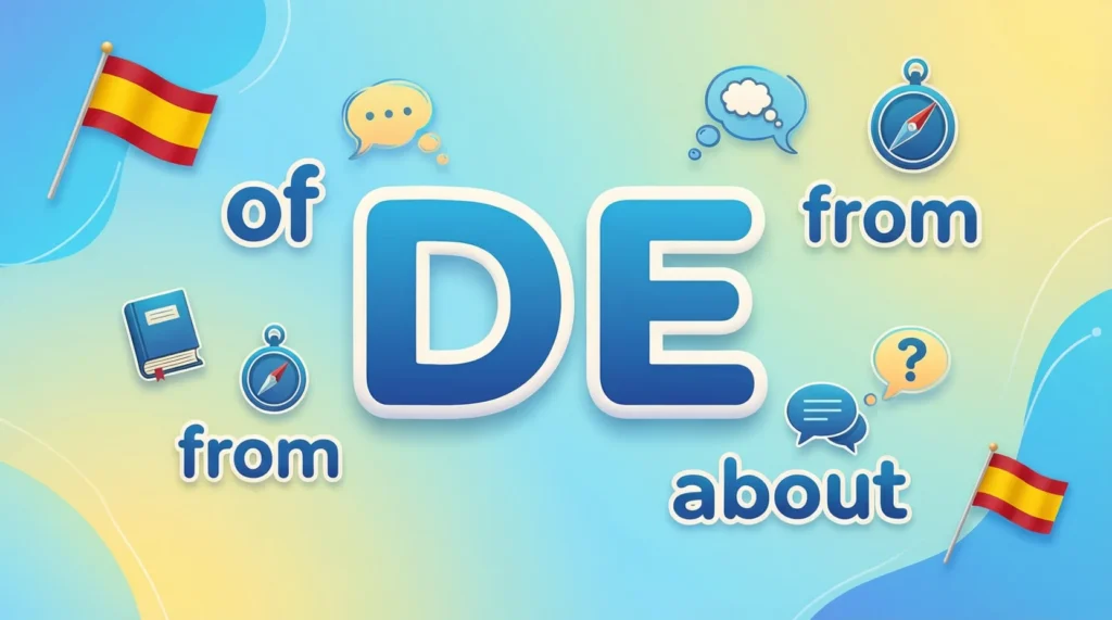 What Does “De” Mean in Spanish? Definition, Examples & Common Mistakes 2026