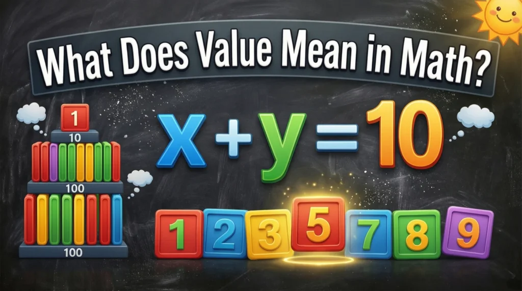 What Does Value Mean in Math