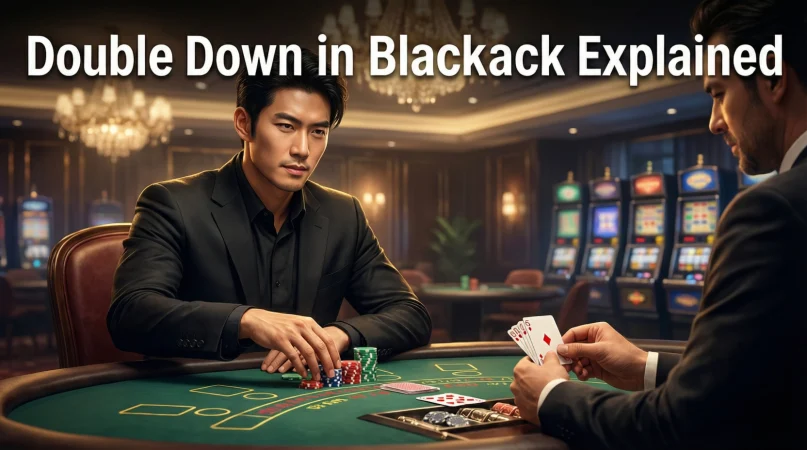Double Down Mean in Blackjack