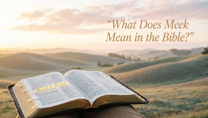 Meek Mean in the Bible