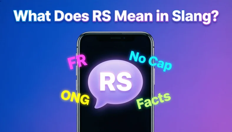 RS Mean in Slang