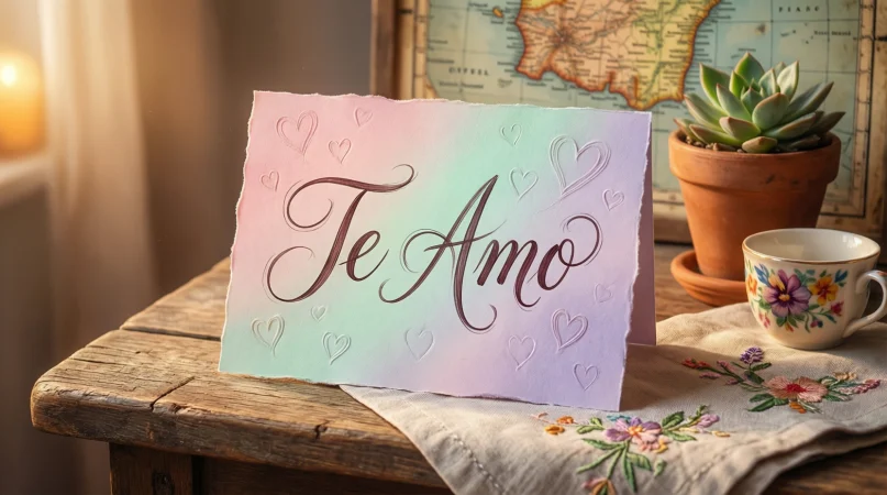 Te Amo Mean in Spanish