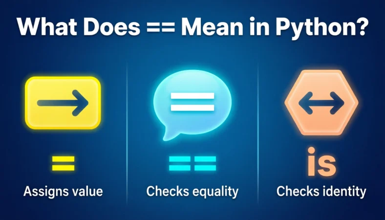 what does == mean in python