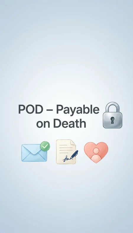 what does pod mean in banking